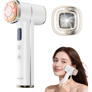 Microcurrent Facial Device with Red Light Therapy for Anti-Wrinkle, Firming, Lifting, Enhanced Absorption, AI-Powered Customized Facial Massager with HD Skin Analysis Camera