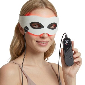 JOVS RINCHIC Red Light Therapy Eye Mask, LED Light Eye Mask for Under Eye Area, 3 Modes Eye Care Device for Daily Eye Care at Home