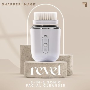 Sharper Image Revel 3-in-1 Sonic Facial Cleanser